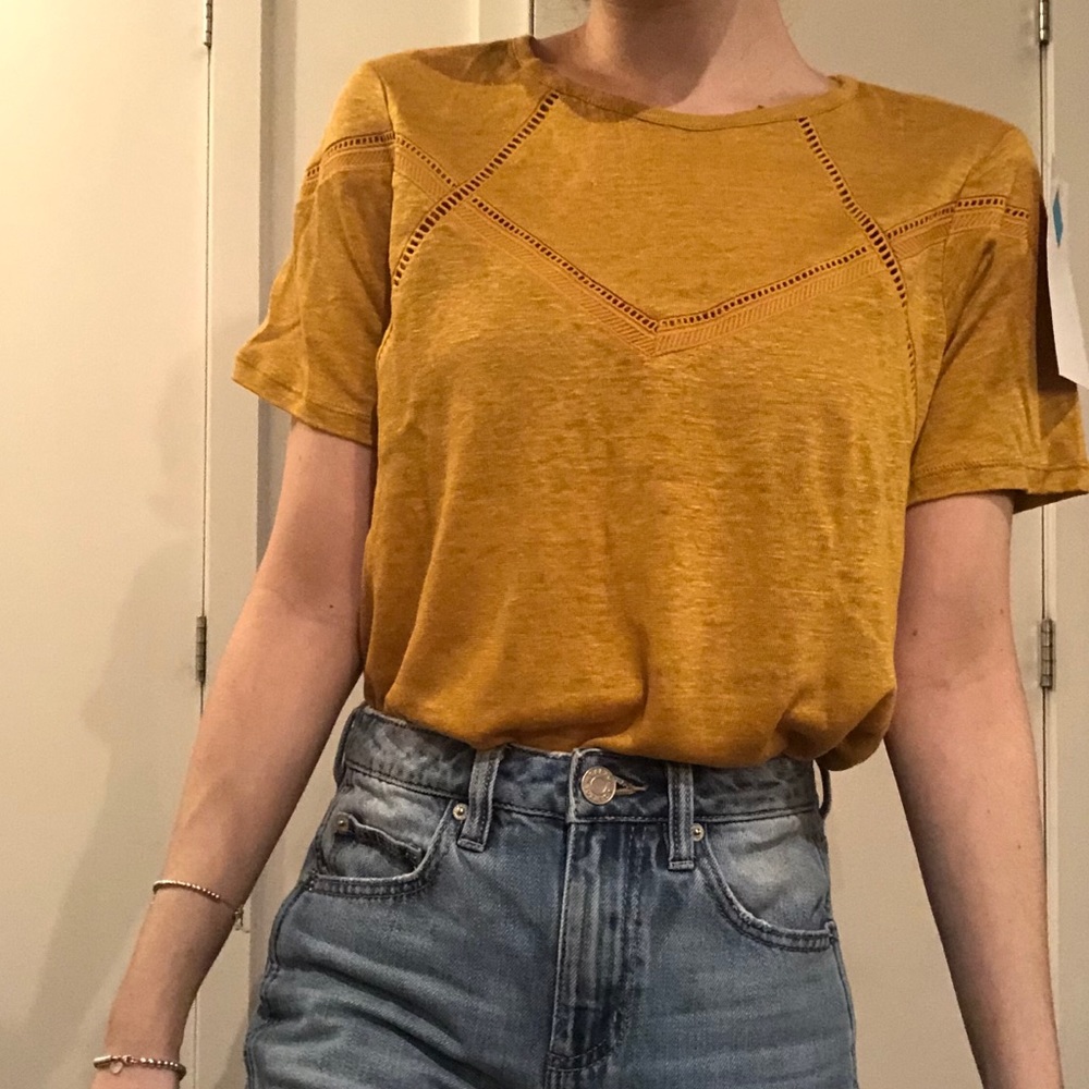 Galléries Lafayette Linen Tshirt